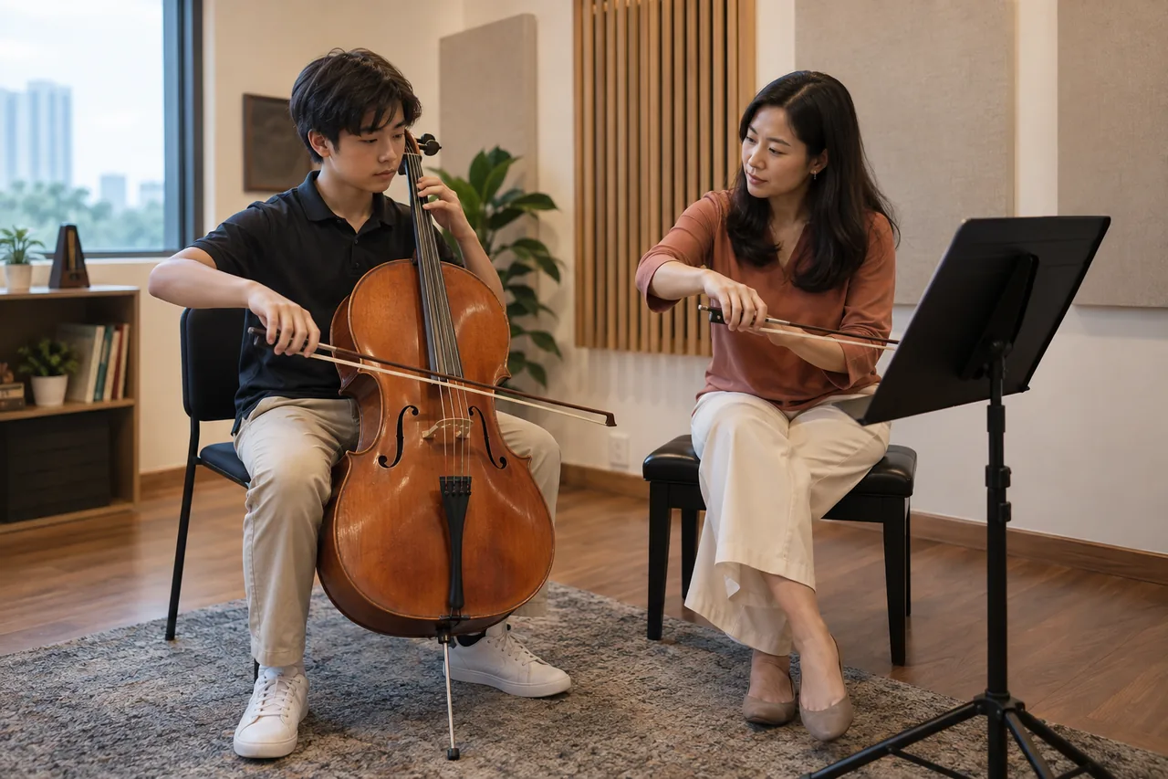 Cello lessons in Singapore